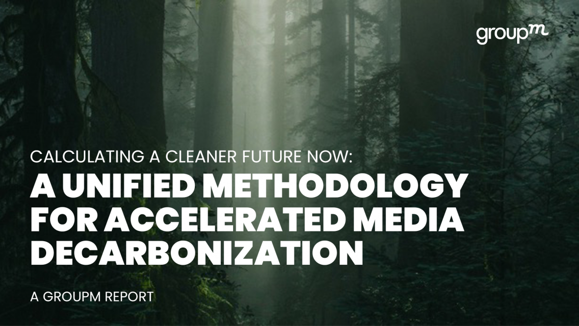 GroupM Announces Media Decarbonization Plan