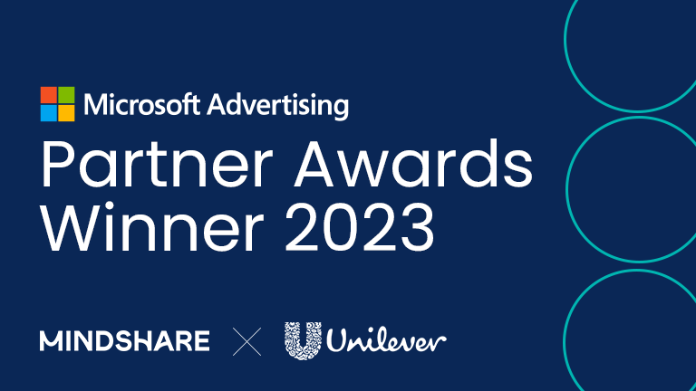 Microsoft Advertising Awards Mindshare For Client Partnership of the Year