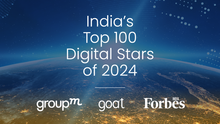 GroupM and The Goat Agency Unveil Top 100 Digital Stars of 2024 in Partnership with Forbes India