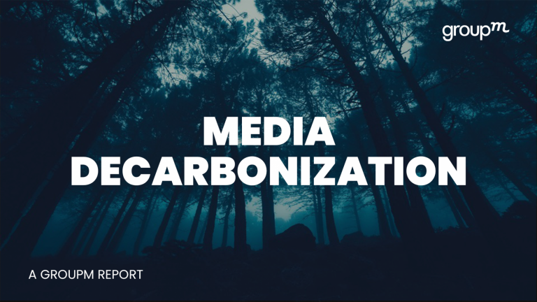 GroupM presenta un framework globale per la decarbonizzazione dei media