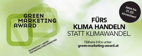 Jetzt noch bis 31. März beim Green Marketing Award 2023 einreichen!