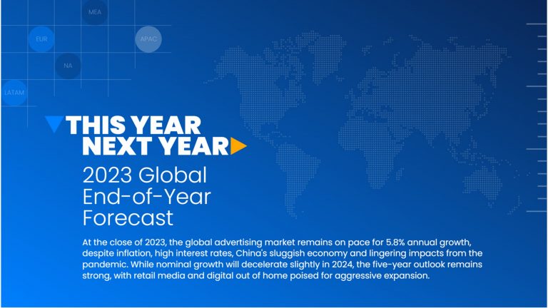 THIS YEAR NEXT YEAR: 2023 GLOBAL END-OF-YEAR FORECAST
