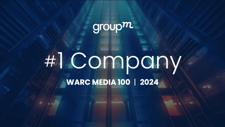 GROUPM、WARCメディア100において、7年連続首位キープ